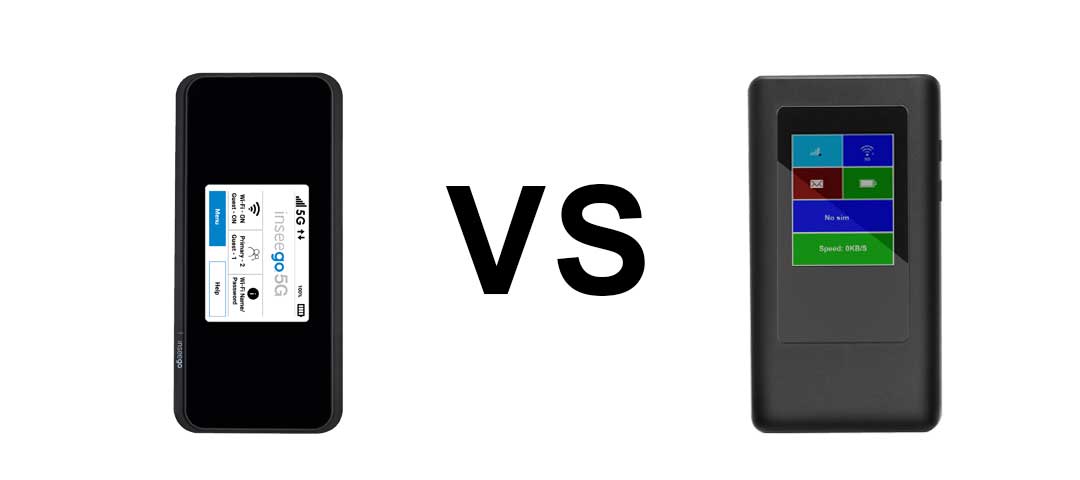 Inseego 5G MiFi m2000 vs KingTop 5G MiFi KT-M2A: A Clash of 5G Mobile Hotspots.